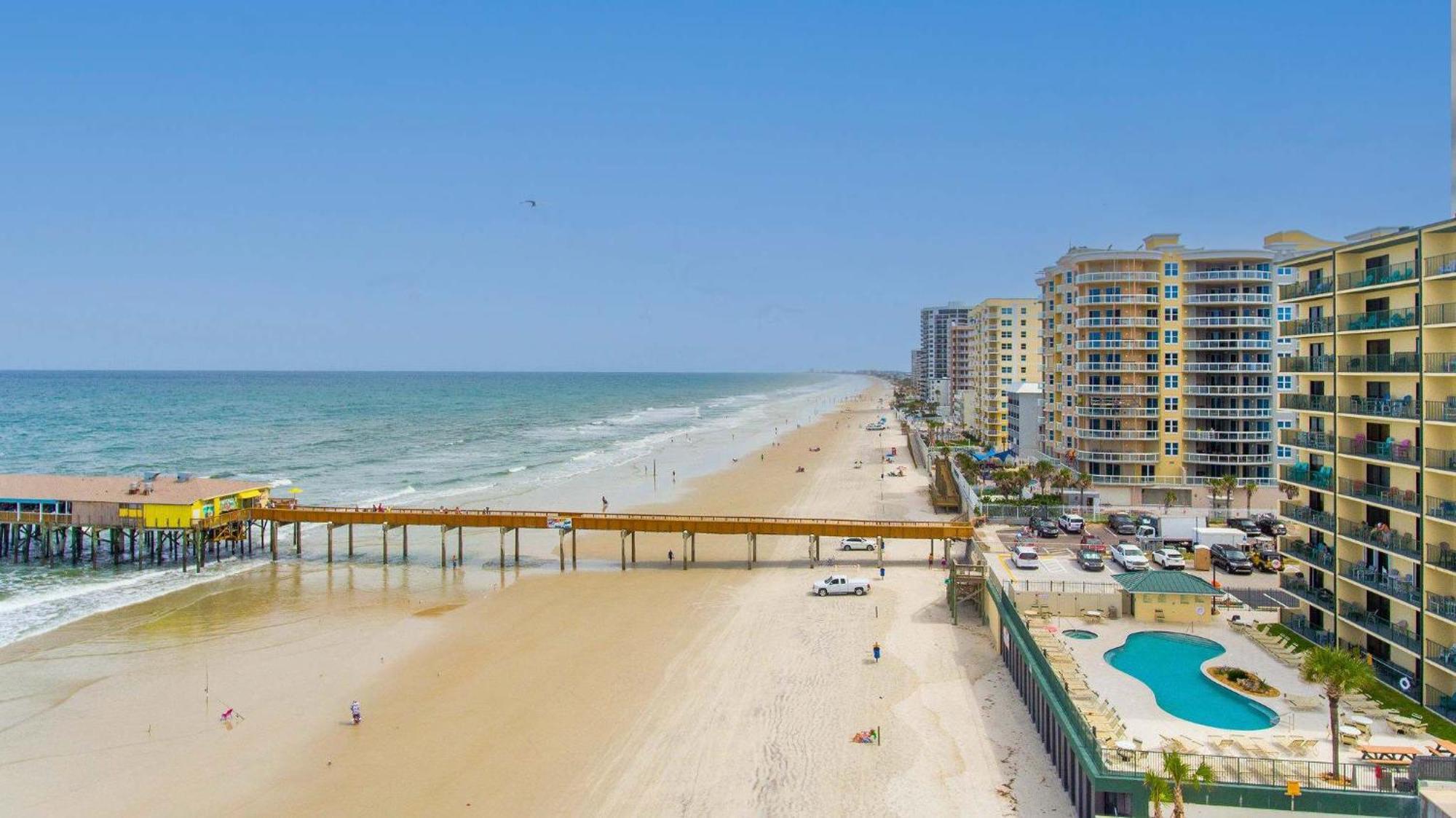 Ocean Views From Your Private Balcony! Sunglow Resort 606 By Brightwild Daytona Beach Shores Eksteriør bilde