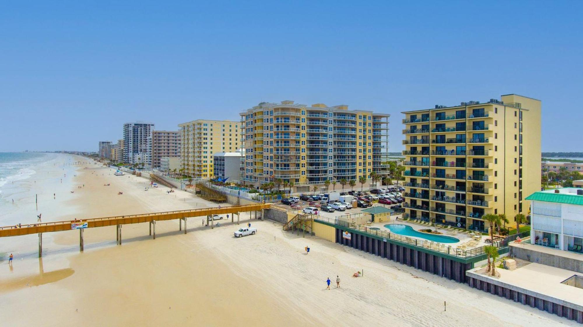 Ocean Views From Your Private Balcony! Sunglow Resort 606 By Brightwild Daytona Beach Shores Eksteriør bilde
